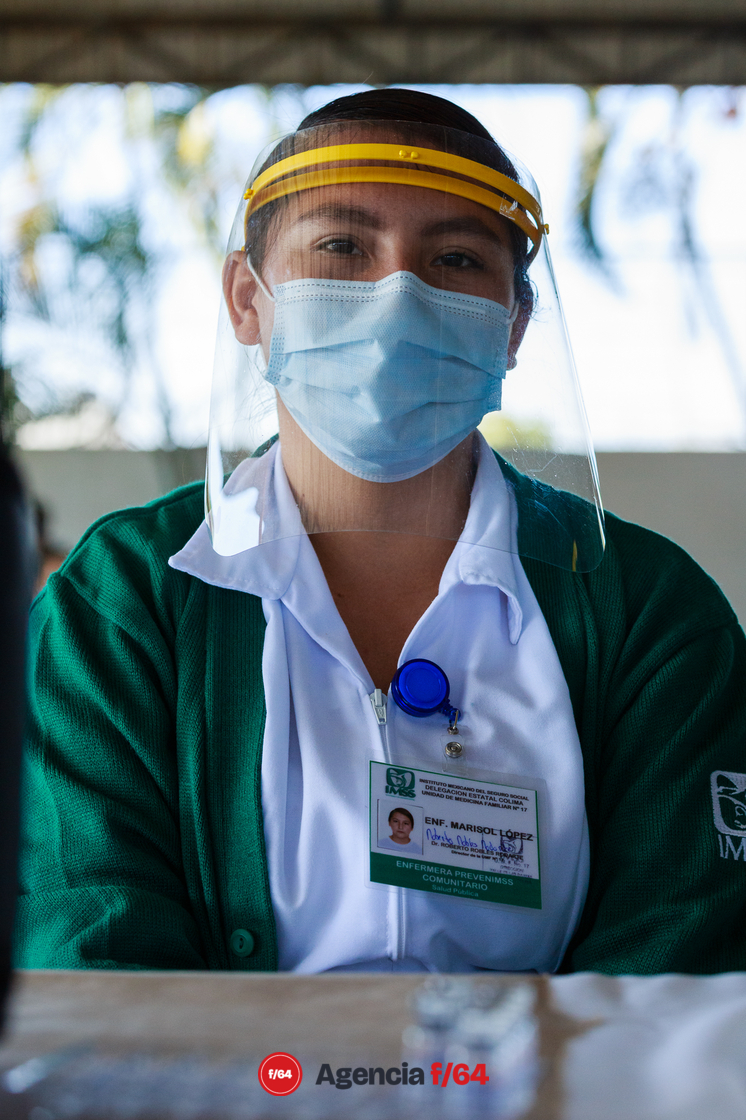 Enfermeras y enfermeros del sector Salud del Estado de Colima que han trabajado en la vacunación contra COVID-19.
