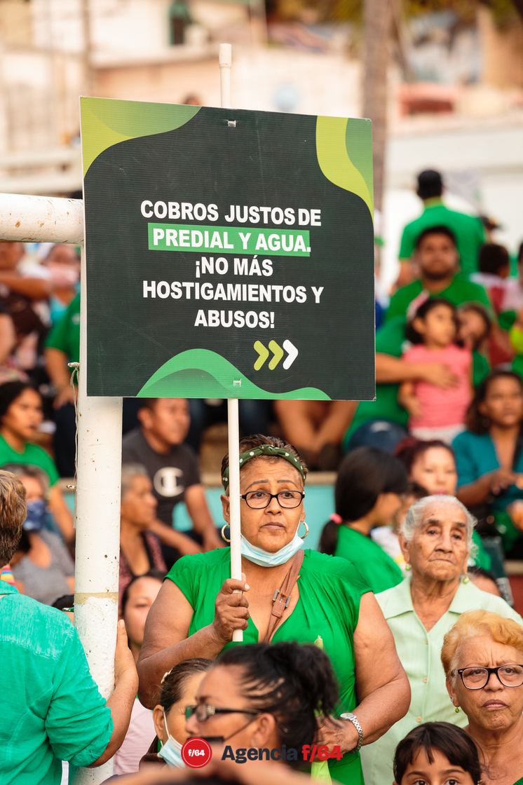 Cierre de los candidatos del Partido Verde en Manzanillo.
