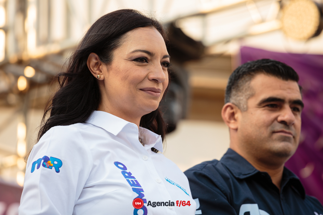 Mely Romero, candidata a la gubernatura del Estado de Colima por la coalición "Vá por Colima" realizó dos cierres de campaña. 