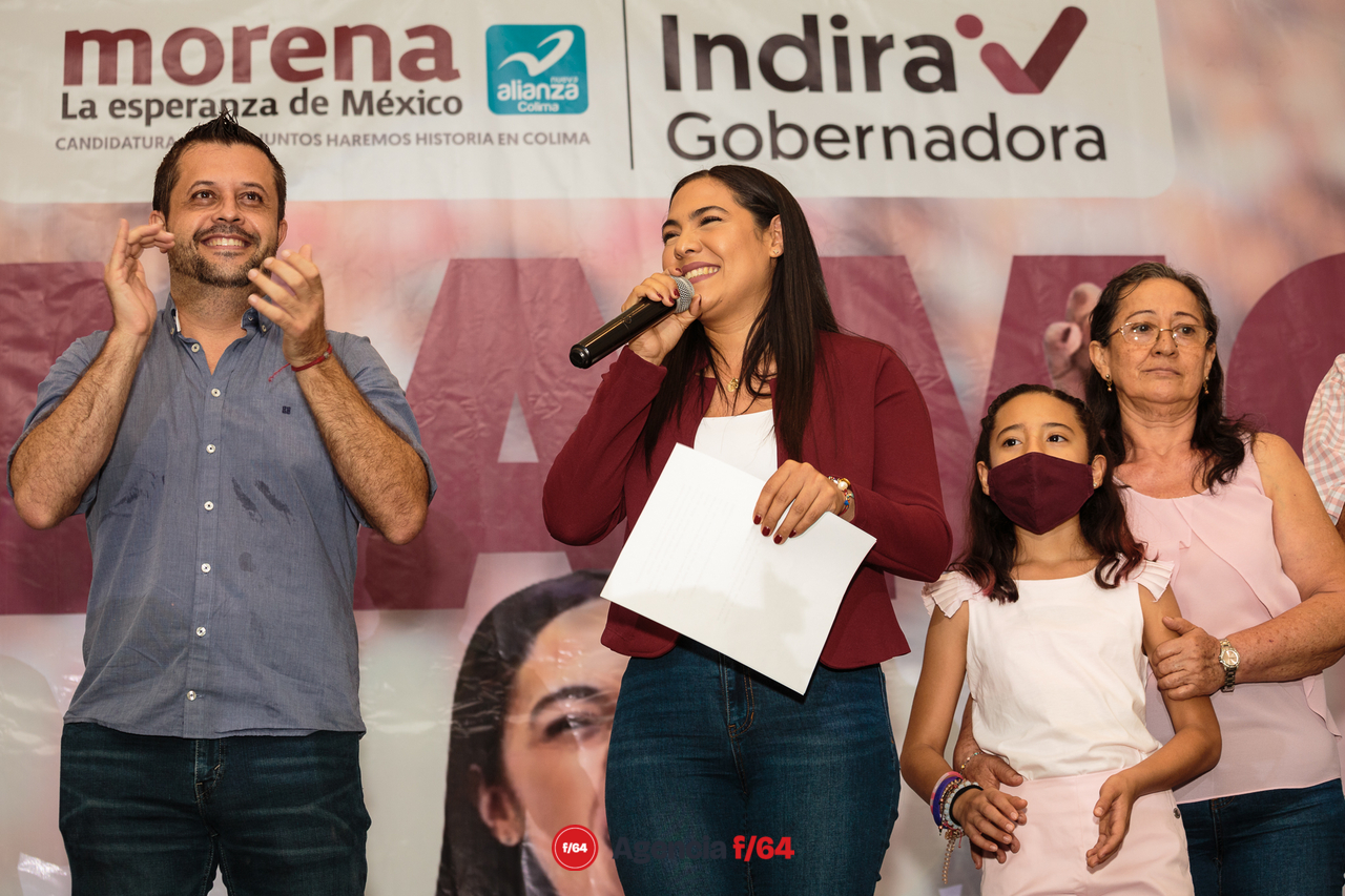 Indira Vizcaíno se perfila para ganar la elección a gobernadora con el 32.92% de los votos contra el 27.52% de la segunda posición. Por primera ocasión el Estado de Colima no será gobernado por el Partido Revolucionario Institucional.