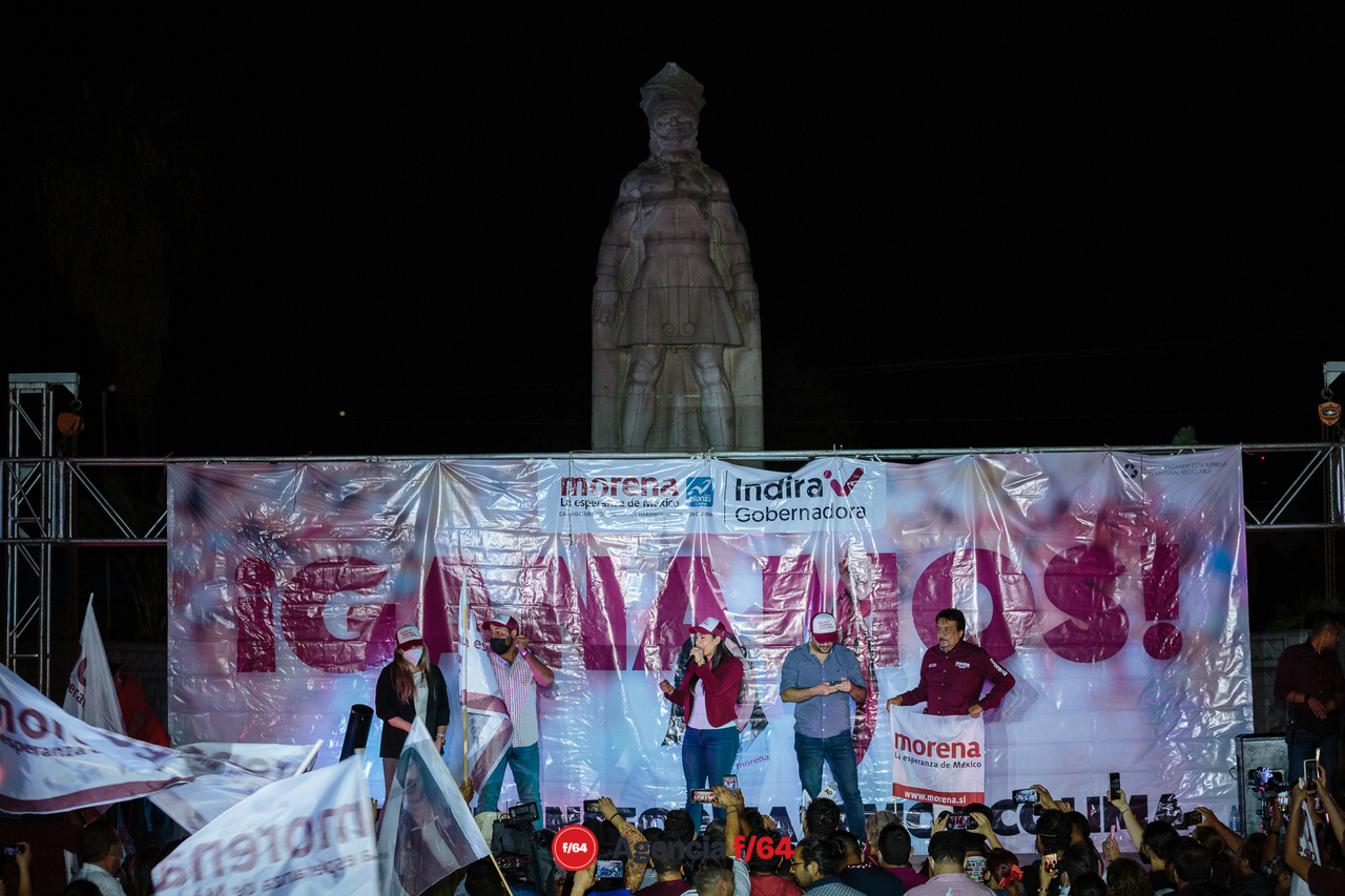 Indira Vizcaíno se perfila para ganar la elección a gobernadora con el 32.92% de los votos contra el 27.52% de la segunda posición. Por primera ocasión el Estado de Colima no será gobernado por el Partido Revolucionario Institucional.