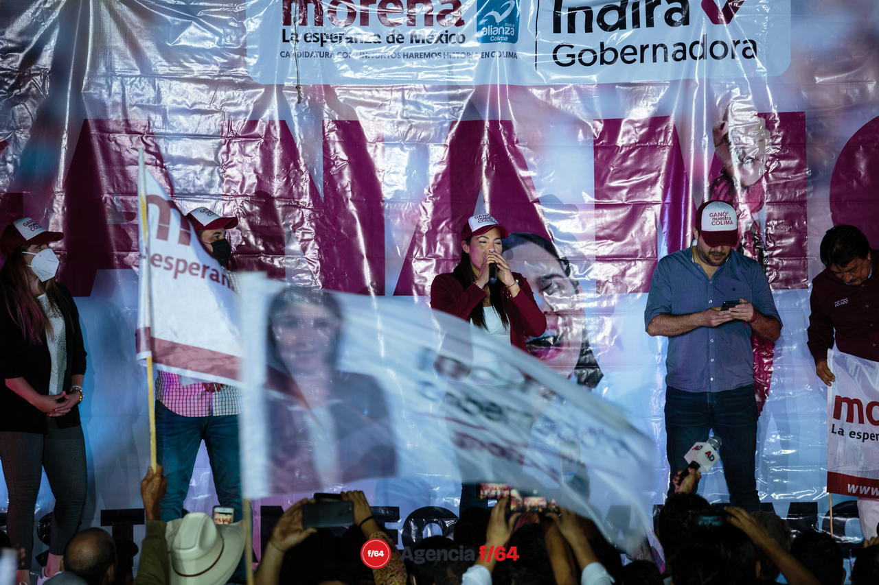 Indira Vizcaíno se perfila para ganar la elección a gobernadora con el 32.92% de los votos contra el 27.52% de la segunda posición. Por primera ocasión el Estado de Colima no será gobernado por el Partido Revolucionario Institucional.