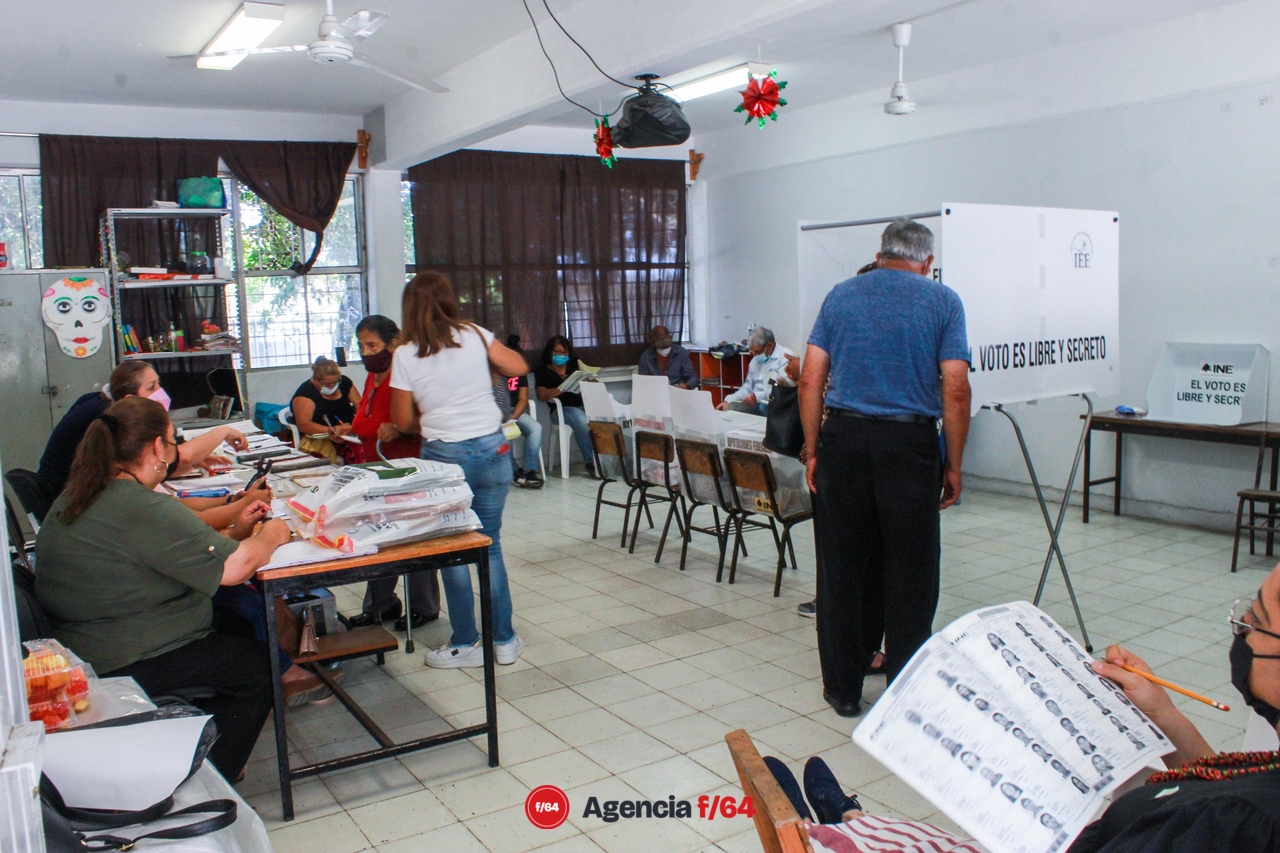 Voto en el municipio de Cuauhtémoc.
Foto de Jonathan Villa.