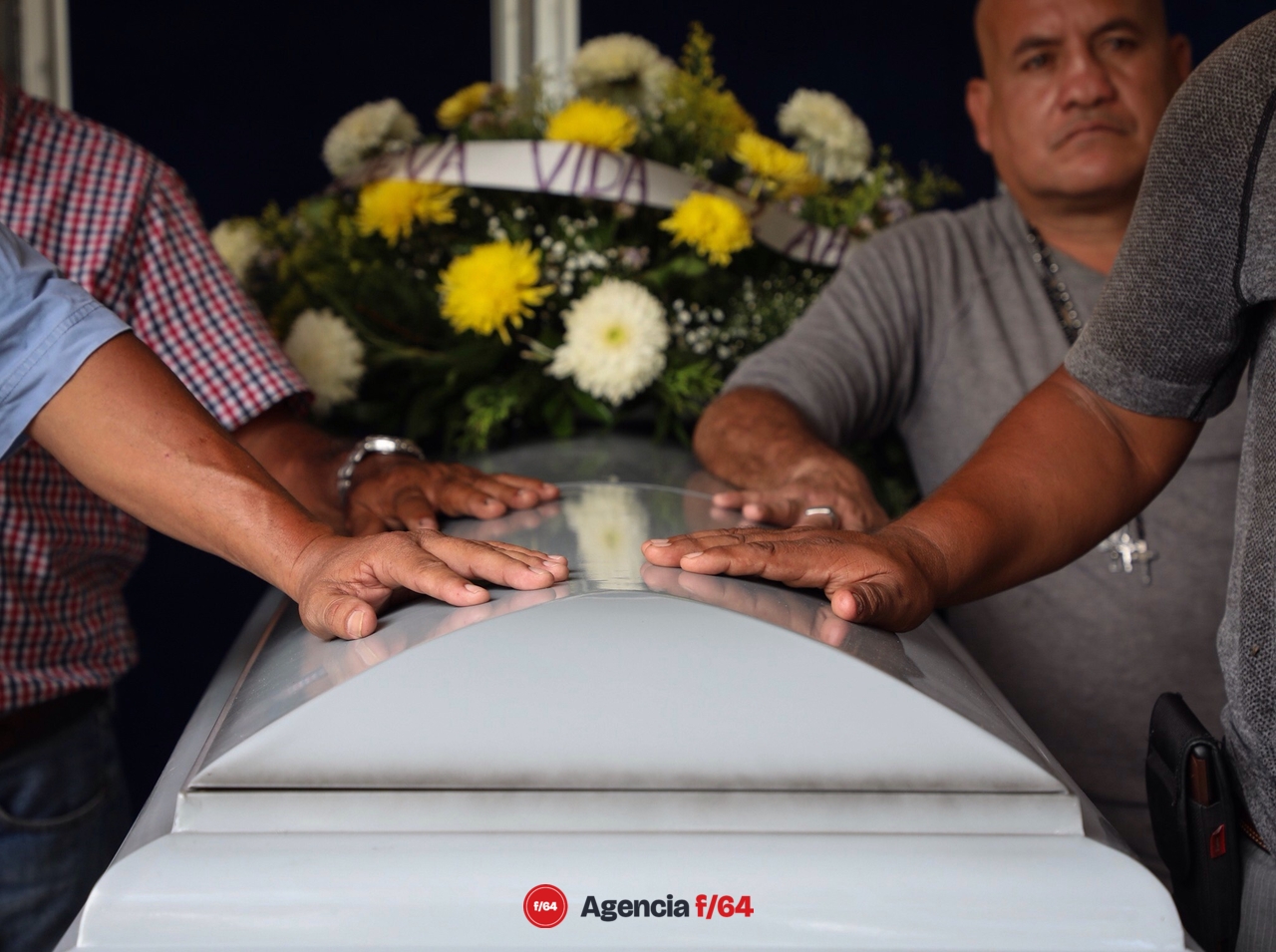 Sepelio de David Díaz Valdez, activista social recientemente asesinado