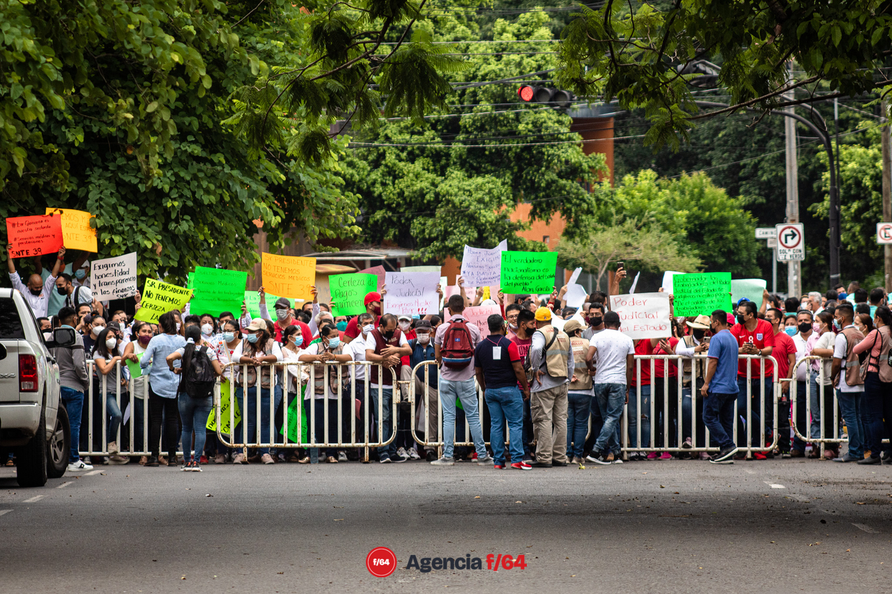 La base sindical en pie de lucha.