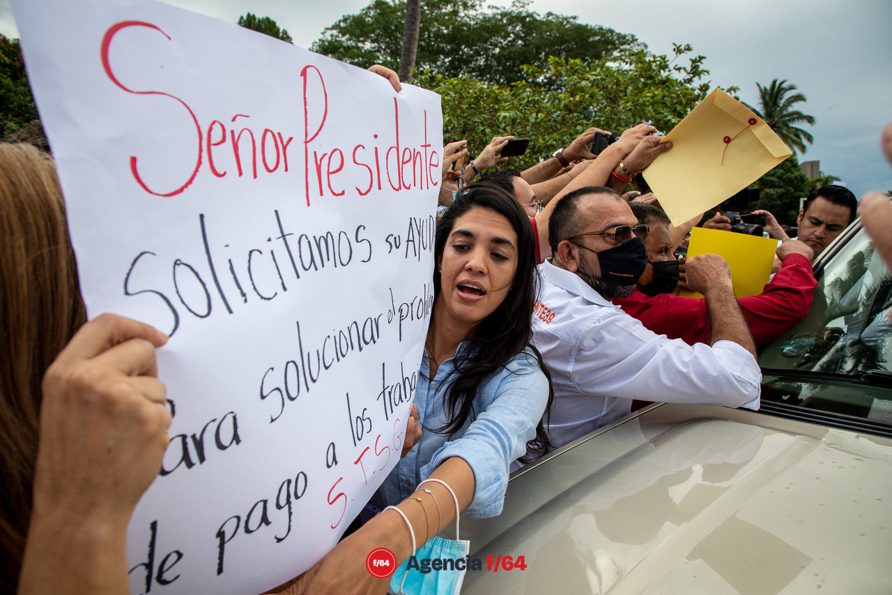 La base sindical en pie de lucha.