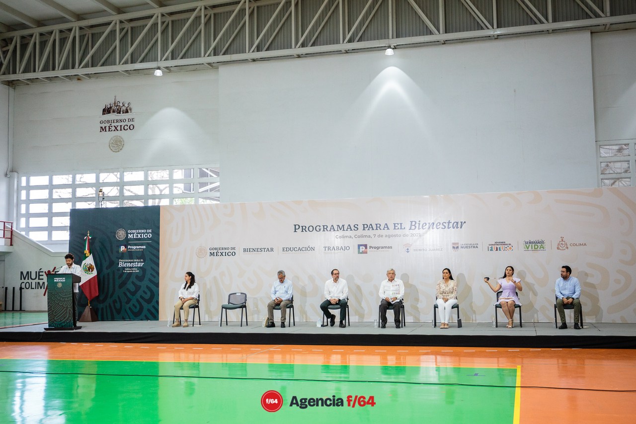 Detalle del impacto de los programas del Bienestar en el Estado de Colima, Becas Benito Juárez, Jóvenes construyendo el futuro y Sembrando Vida.