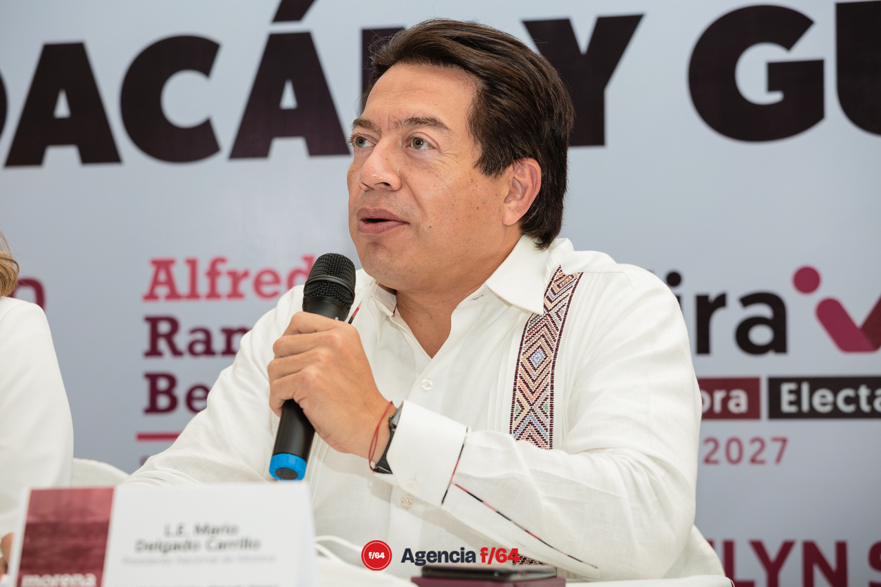 Mario Delgado Presidente Nacional de MORENA.