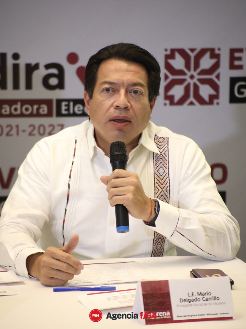 Mario Delgado Presidente Nacional de MORENA.