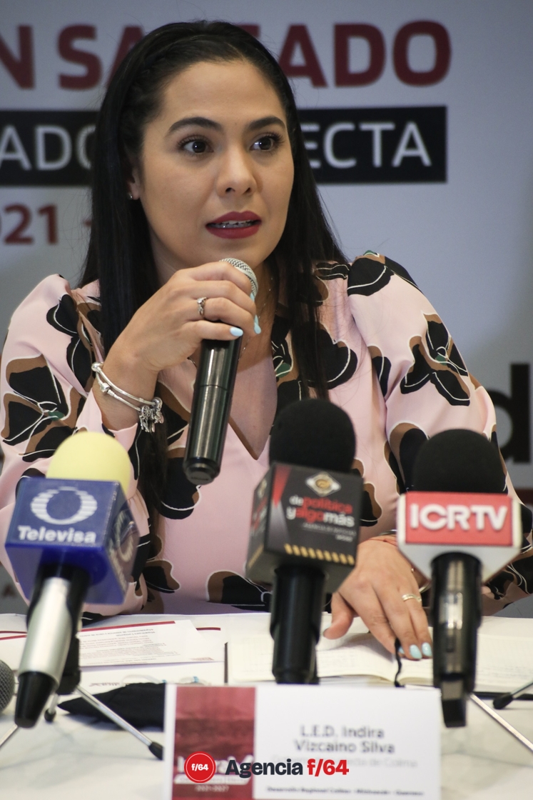 Indira Vizcaíno Silva Gobernadora electa del Estado de Colima.