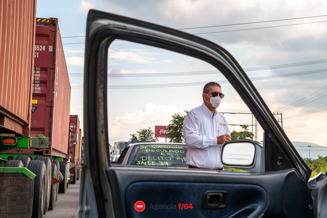 Heriberto Valladares, dirigente de la sección 39 del SNTE.