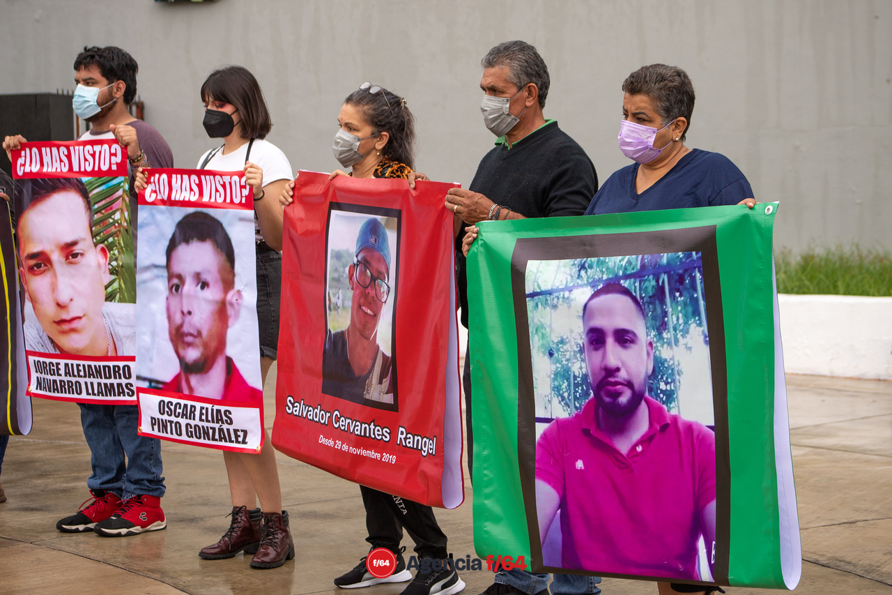 Integrantes de la Red de Desaparecidos en Colima.