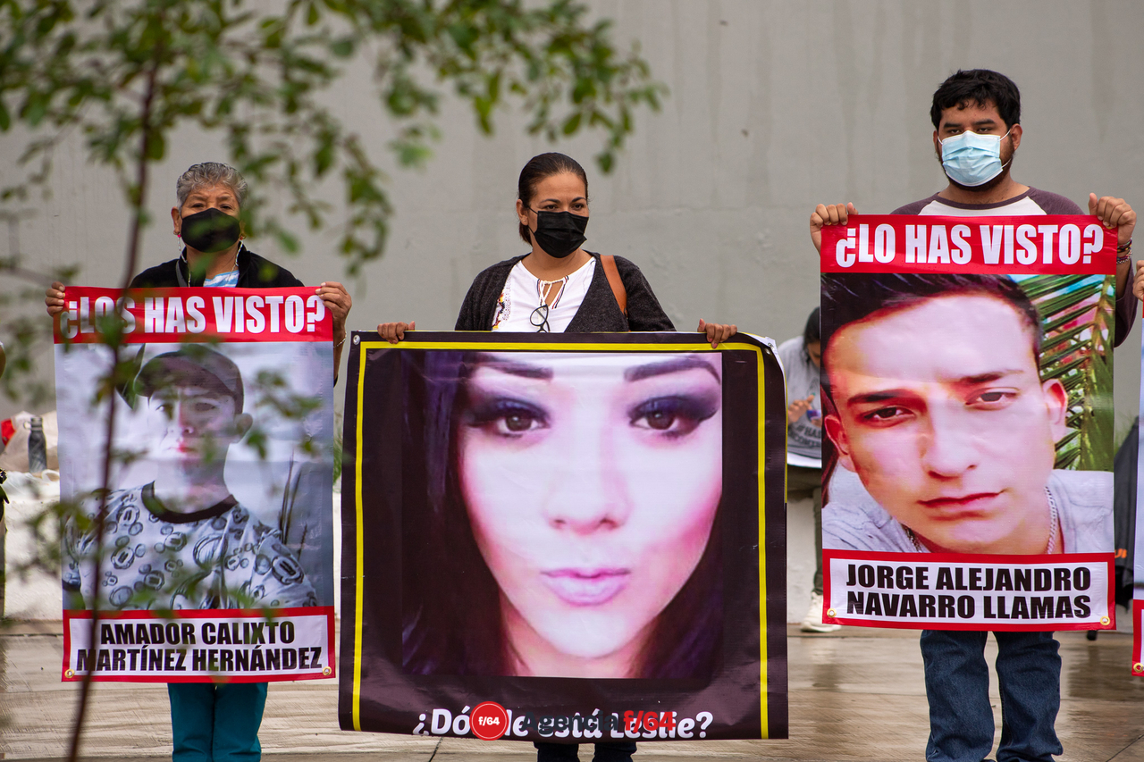 Integrantes de la Red de Desaparecidos en Colima.
