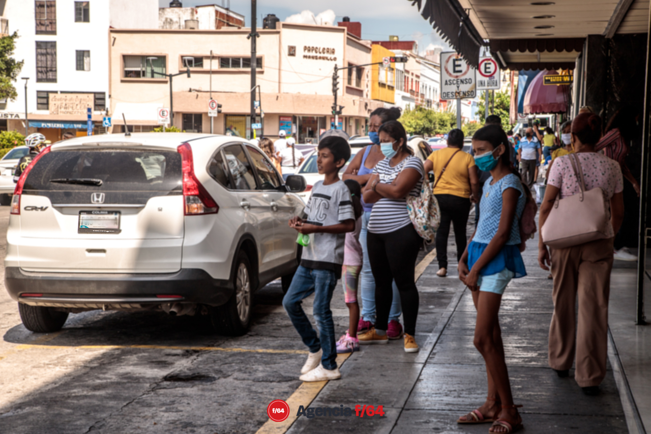 Observadores de la marcha.
