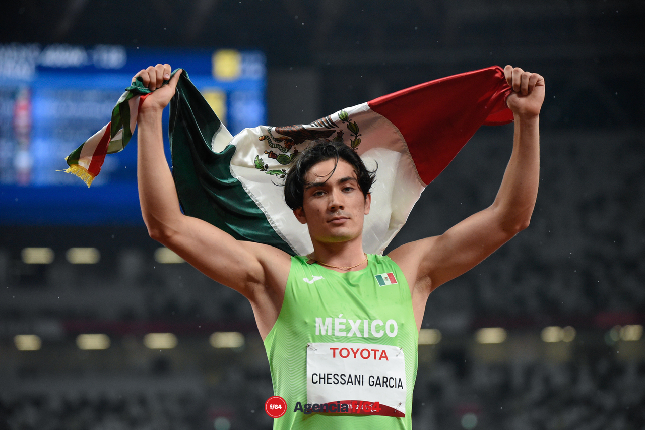 Rodolfo Chessani, Para Atletismo, medallista de oro en la prueba 400 metros, clasificación T38