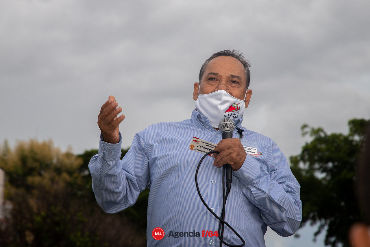 Martín Flores Castañeda, líder y secretario general del STSGE