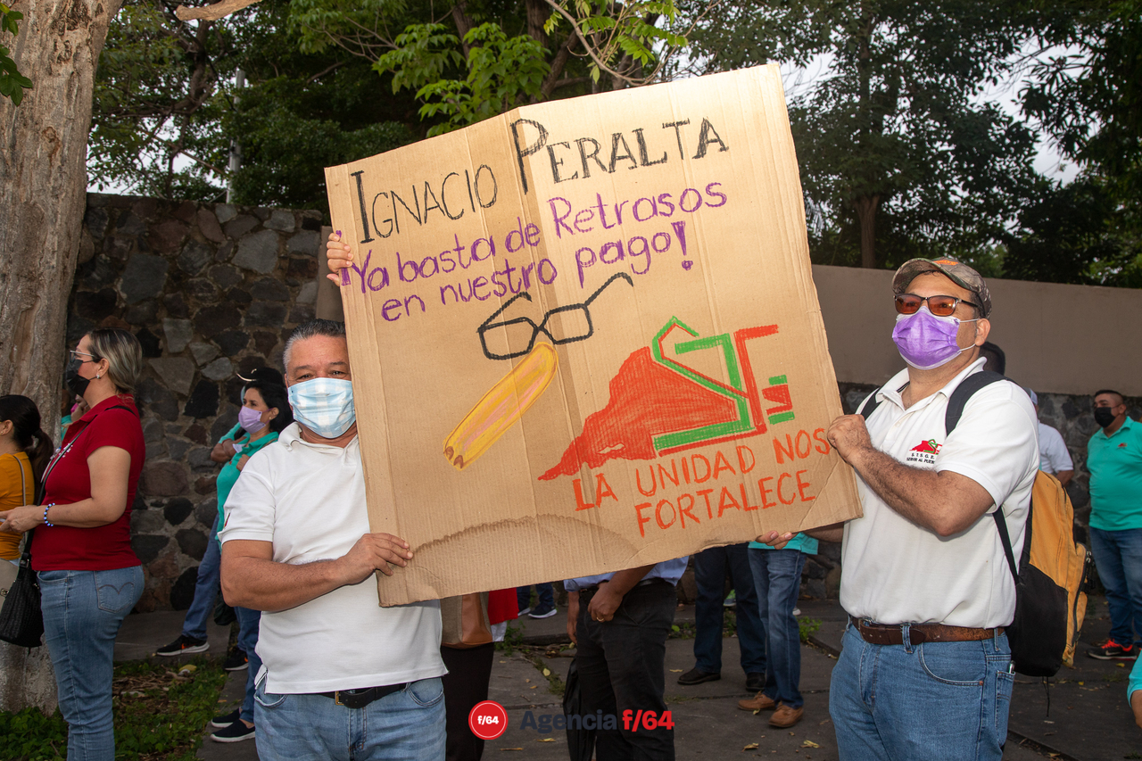 STSGE demandan pago salarial por tercera ocasión.