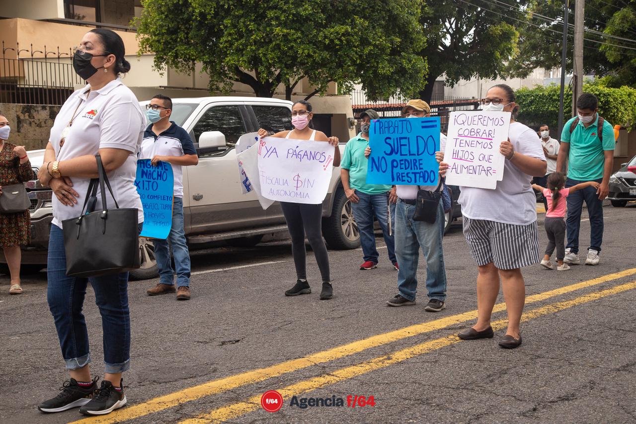 STSGE demandan pago salarial por tercera ocasión.