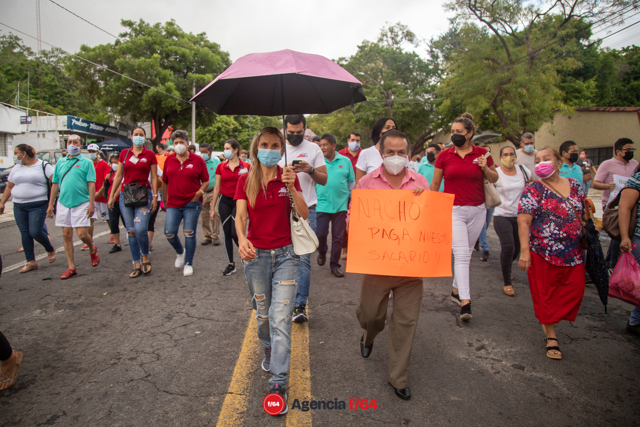 STSGE demandan pago salarial por tercera ocasión.