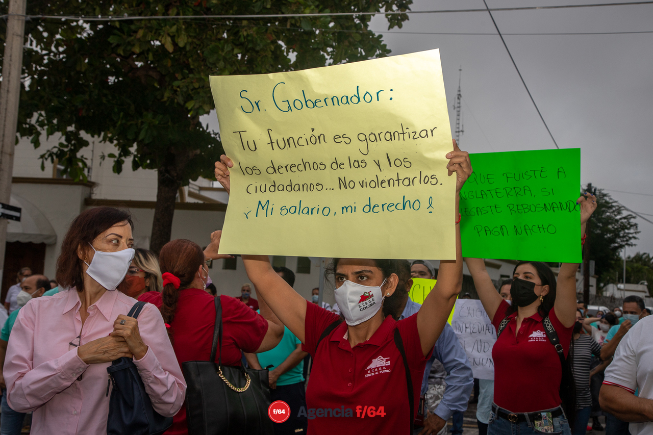 STSGE demandan pago salarial por tercera ocasión.