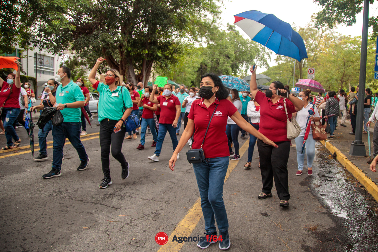 STSGE demandan pago salarial por tercera ocasión.