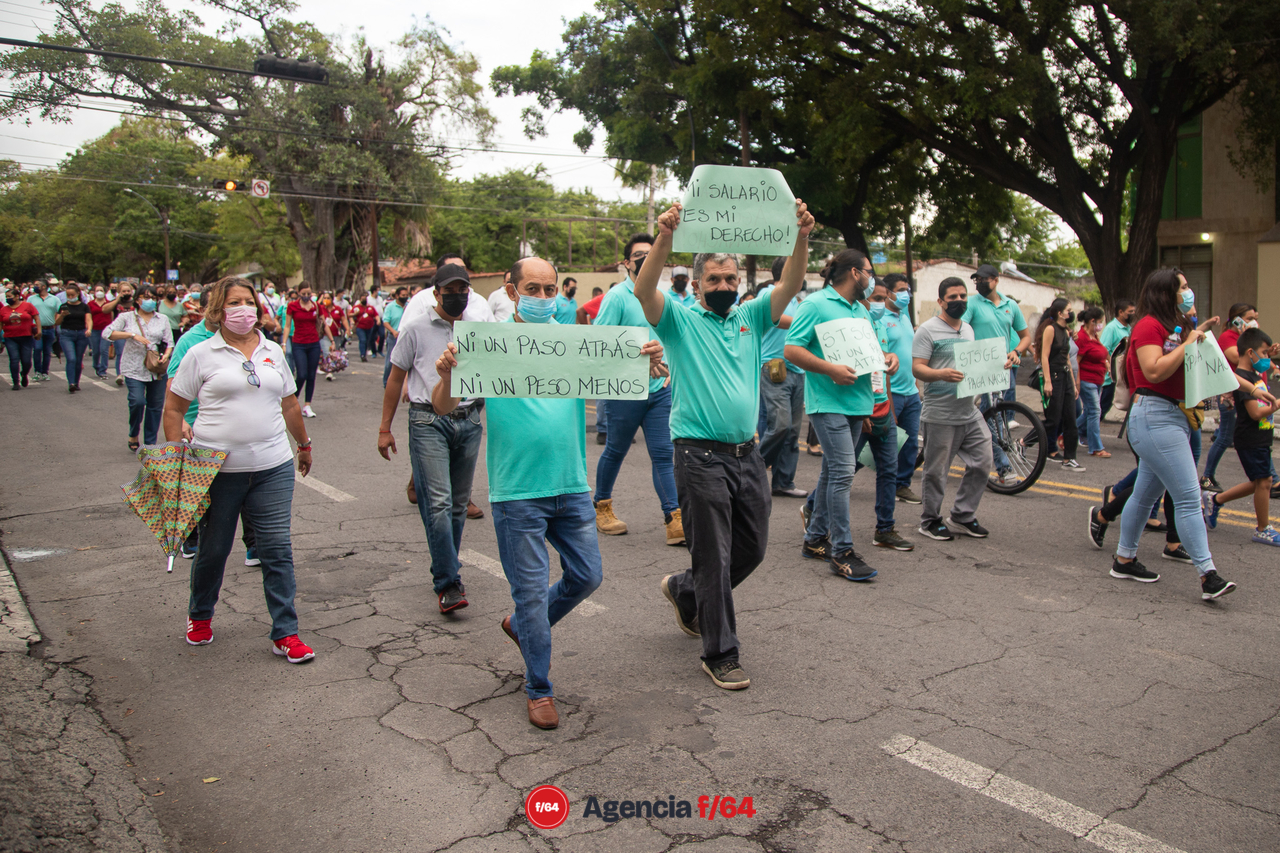STSGE demandan pago salarial por tercera ocasión.