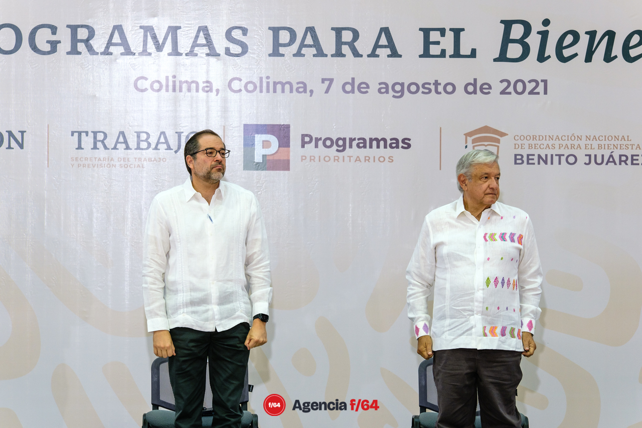 El Presidente Andrés López Obrador y el Gobernador José Ignacio Peralta Sánchez.