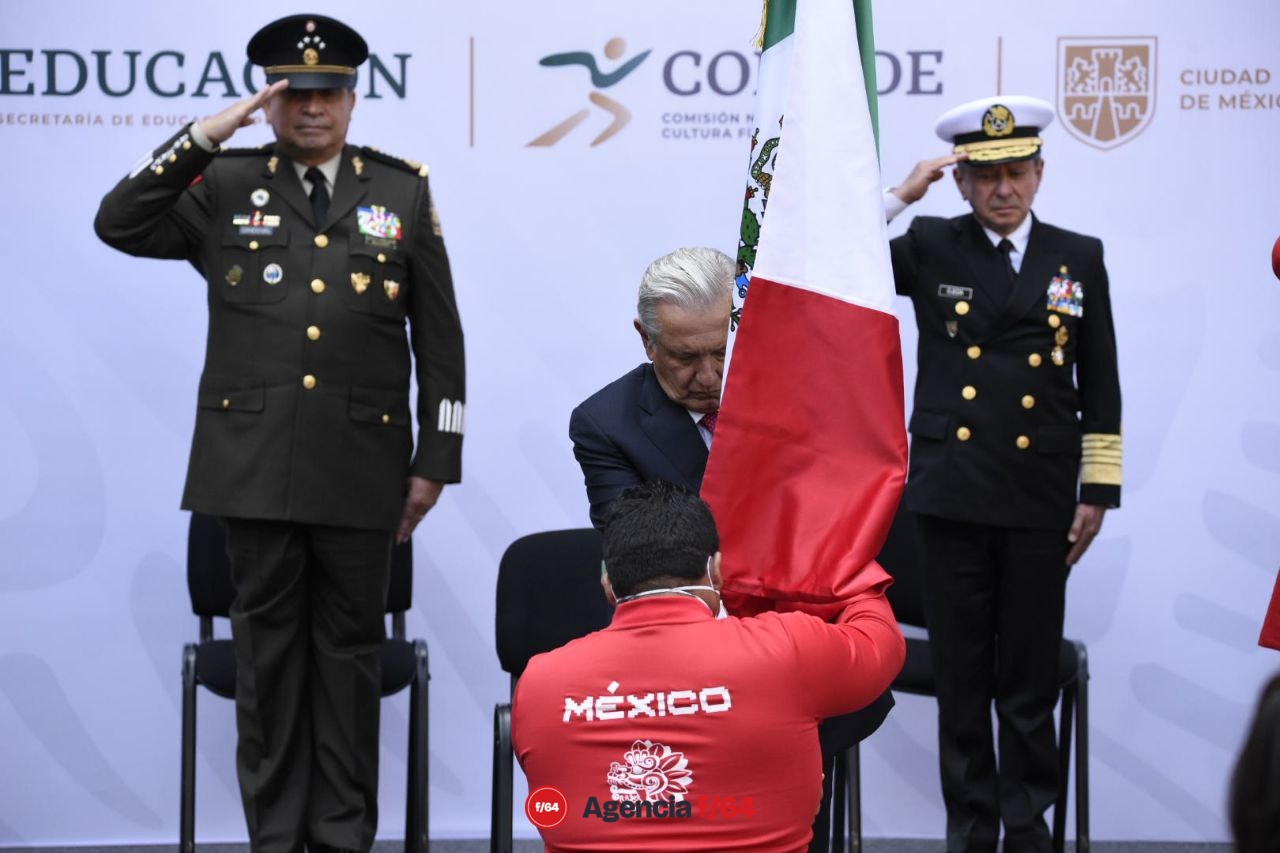 Abanderamiento de la Delegación Mexicana, XVI Juegos Paralímpicos
