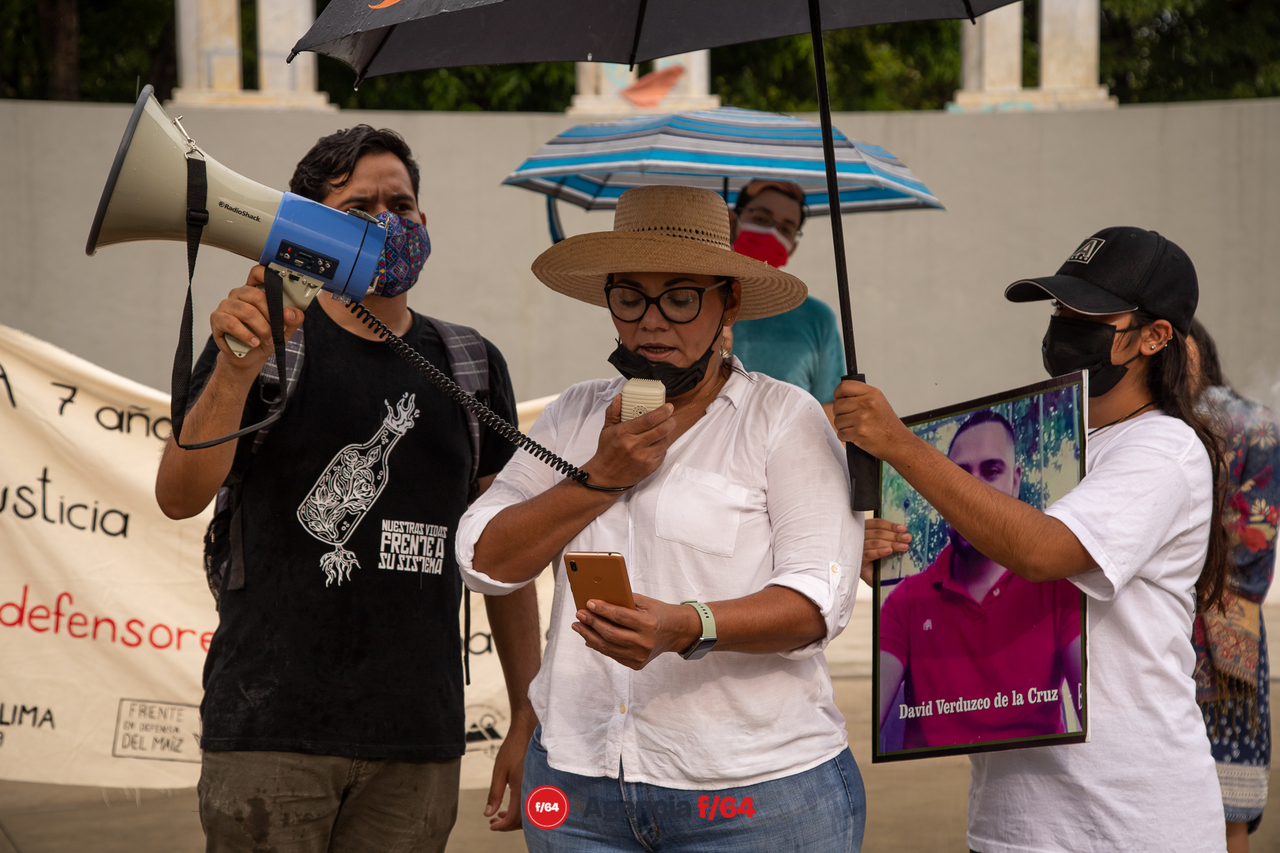 Marcha por el séptimo aniversario de la desaparición de los 43 normalistas de Ayotzinapa.