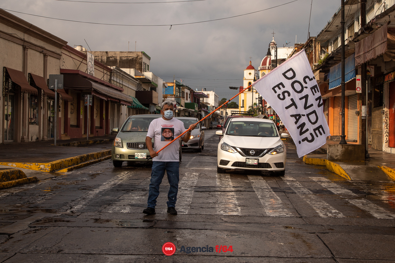 Marcha por el séptimo aniversario de la desaparición de los 43 normalistas de Ayotzinapa.