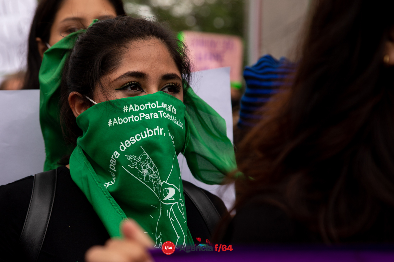 Acción global por el derecho al aborto en Colima.