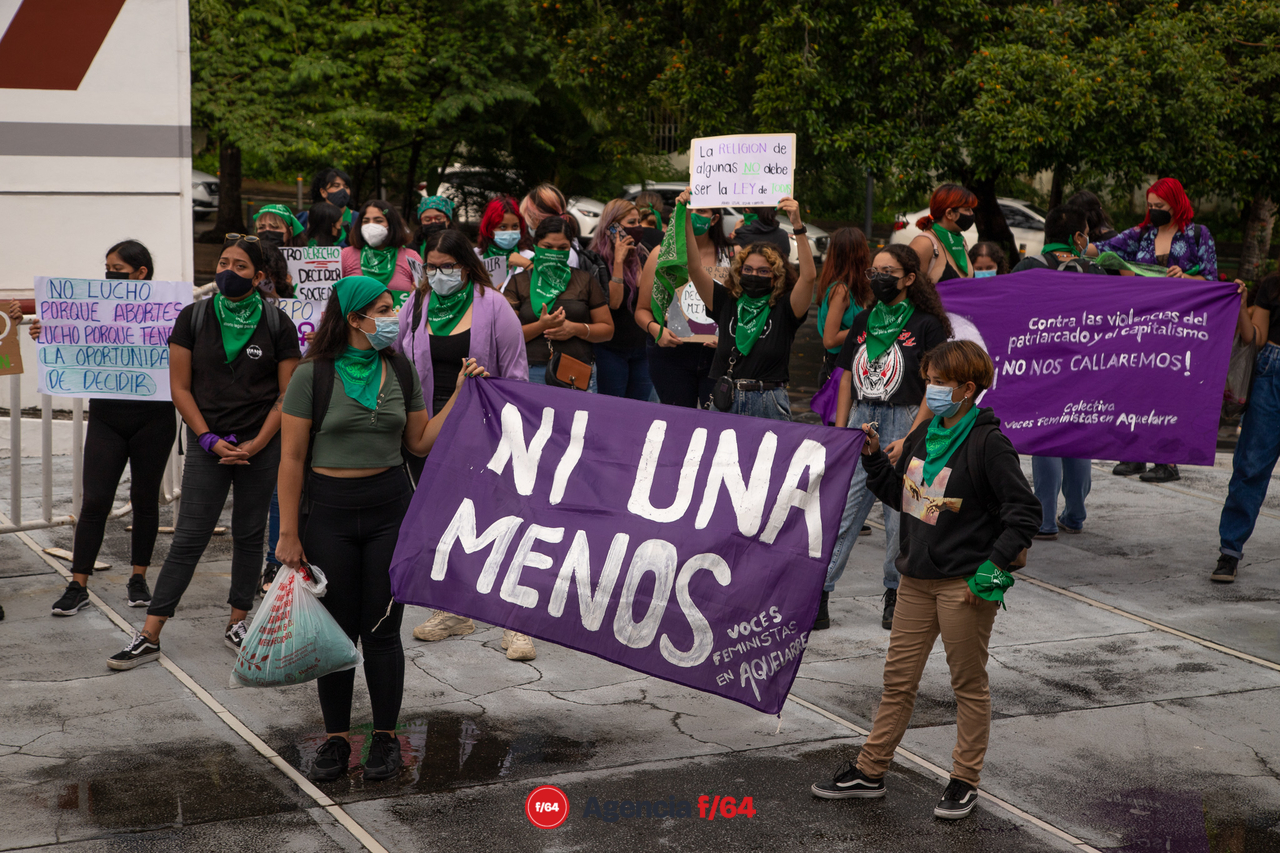 Acción global por el derecho al aborto en Colima.