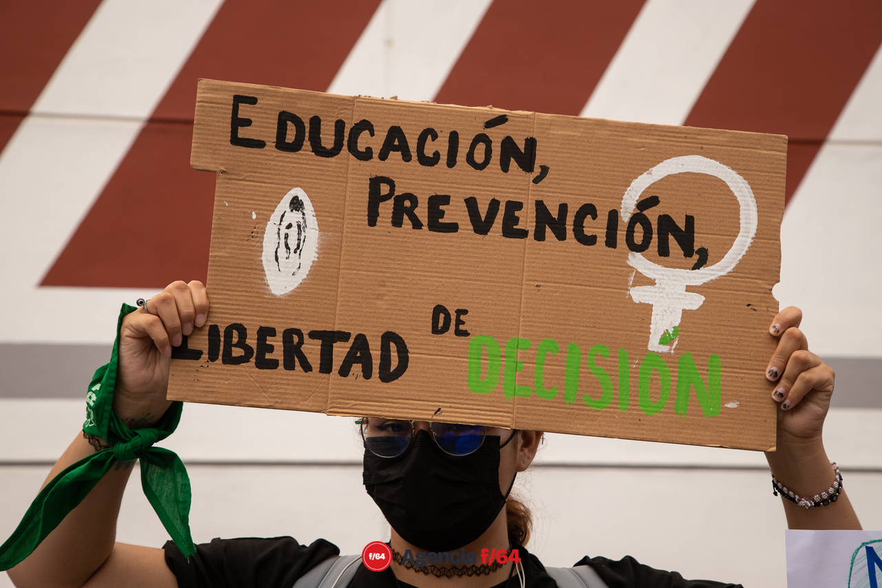 Acción global por el derecho al aborto en Colima.
