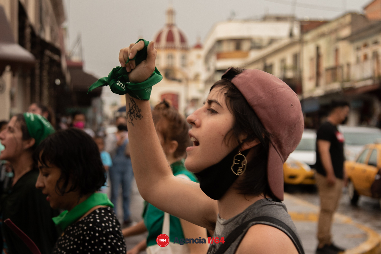 Acción global por el derecho al aborto en Colima.