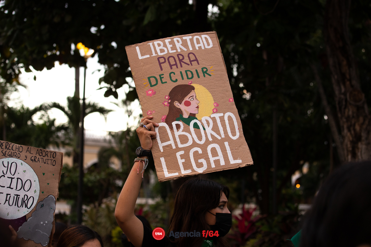 Acción global por el derecho al aborto en Colima.