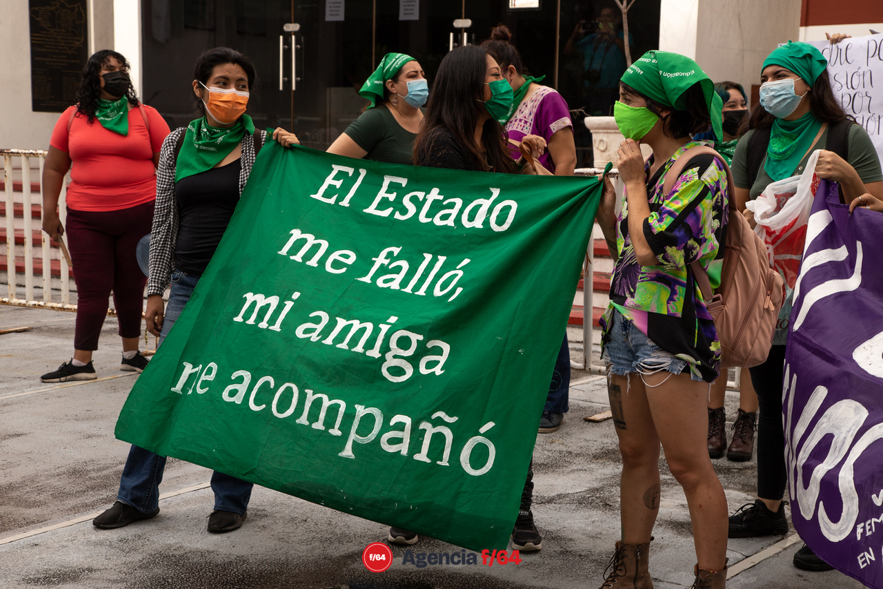 Acción global por el derecho al aborto en Colima.