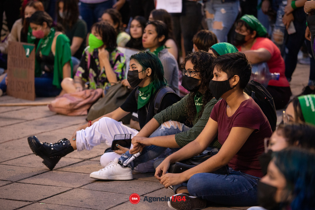 Acción global por el derecho al aborto en Colima.