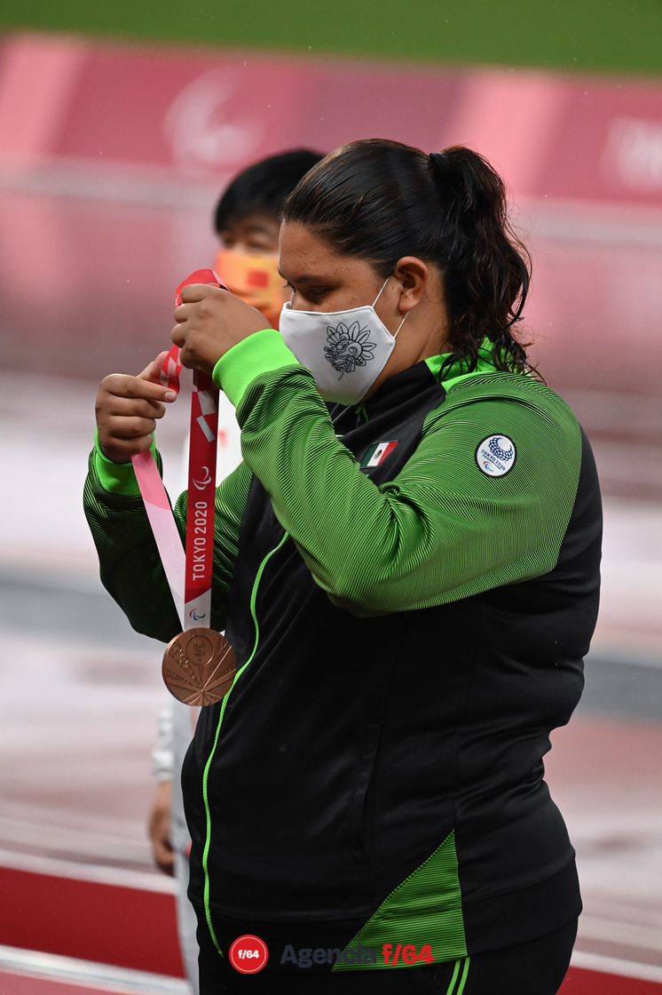 Medalla de bronce: Carolina Castro