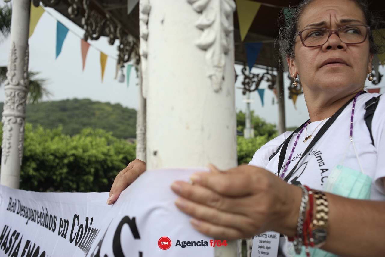 Integrantes del Colectivo "Red Desaparecidos en Colima". Armería, Colima.