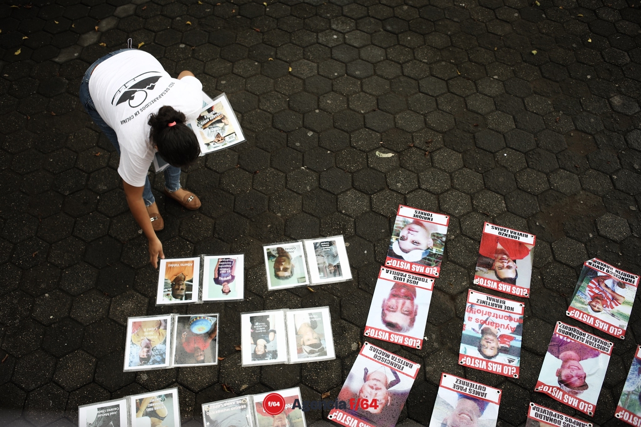 Integrantes del Colectivo "Red Desaparecidos en Colima". Armería, Colima.