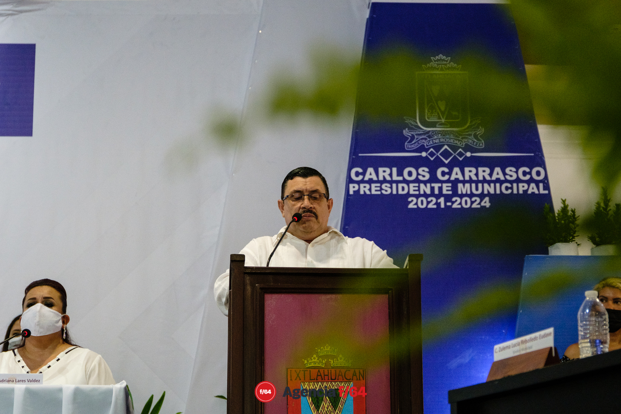 Toma de Protesta del Alcalde reelecto Carlos Carrasco de Ixtlahuacán 