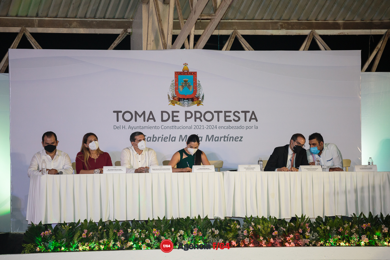 Toma de protesta de Gaby Mejía.