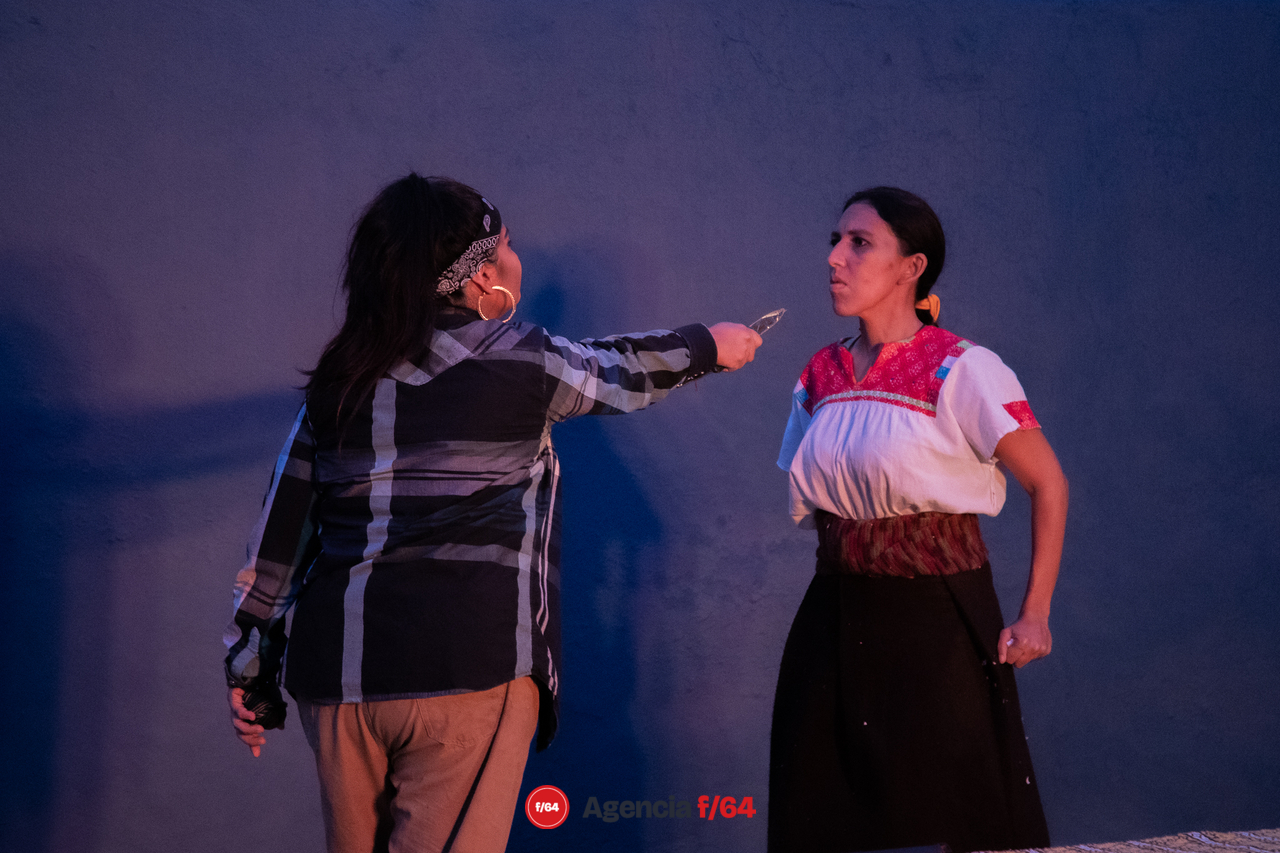 Nury Sandoval y Aurora Rangel, actrices.
Paisaje interior Norte/Sur.