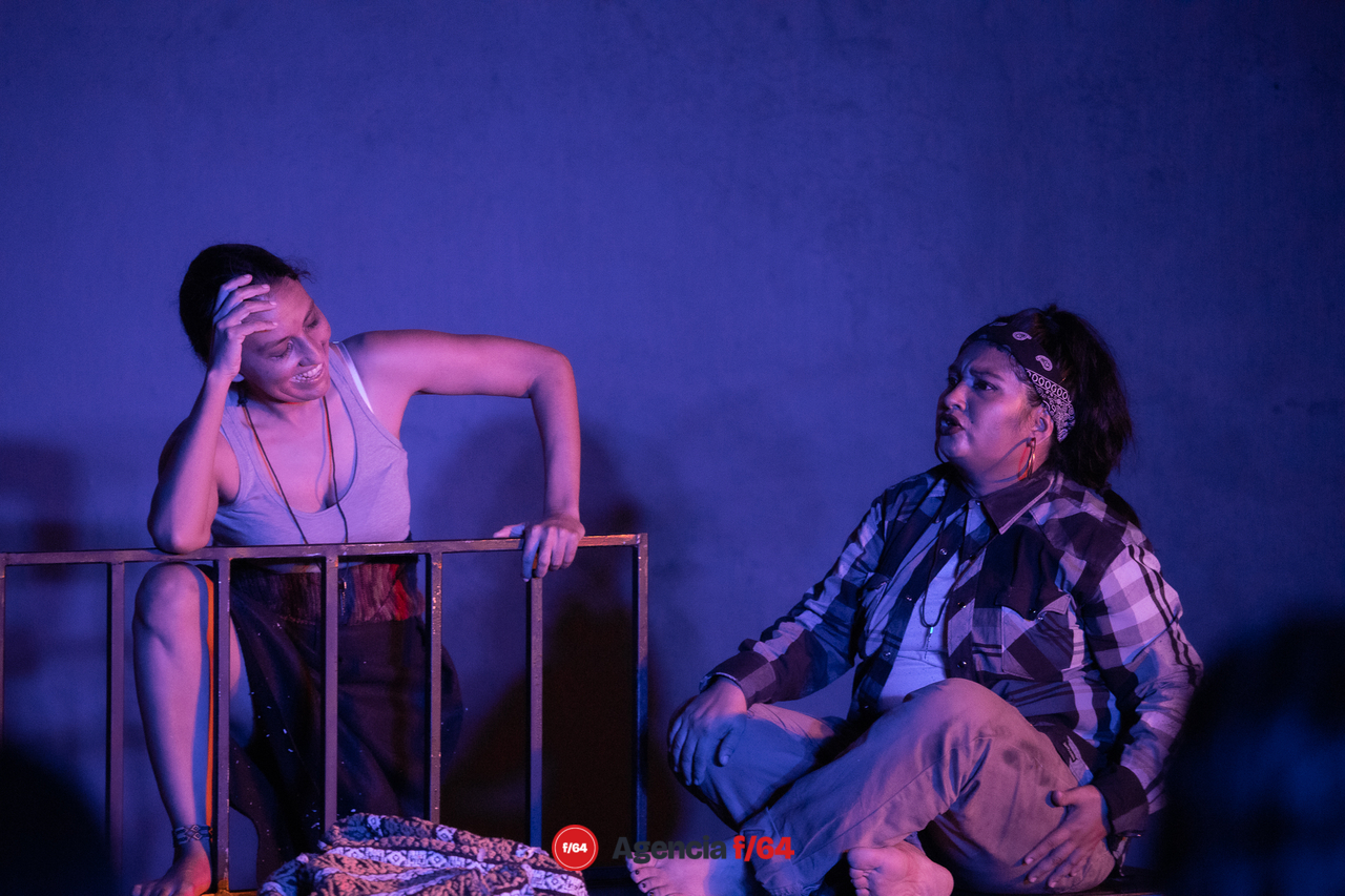Aurora Rangel y Nury Sandoval, actrices.
Paisaje interior Norte/Sur.