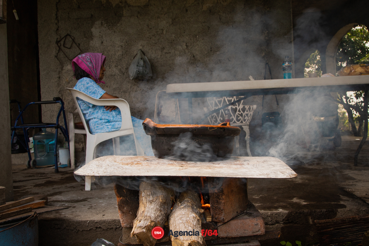 Cocina en el campo.