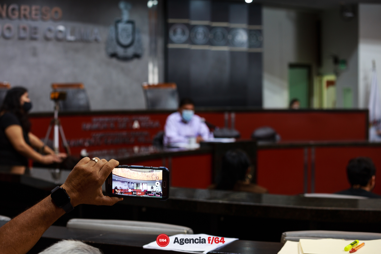 En sesión del Congreso.