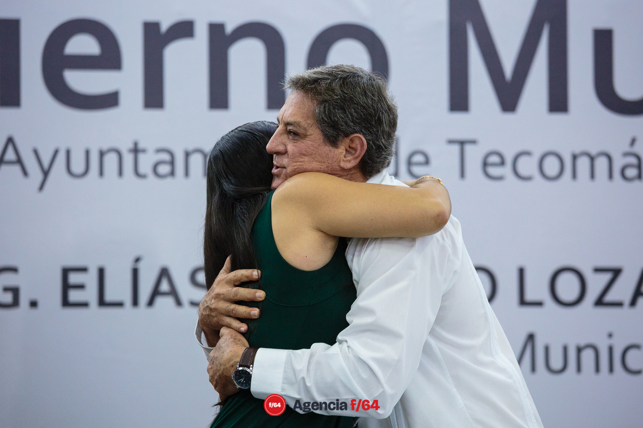 La Gobernadora Electa, Indira Vizcaíno Silva y el alcalde reelecto Elías Lozano