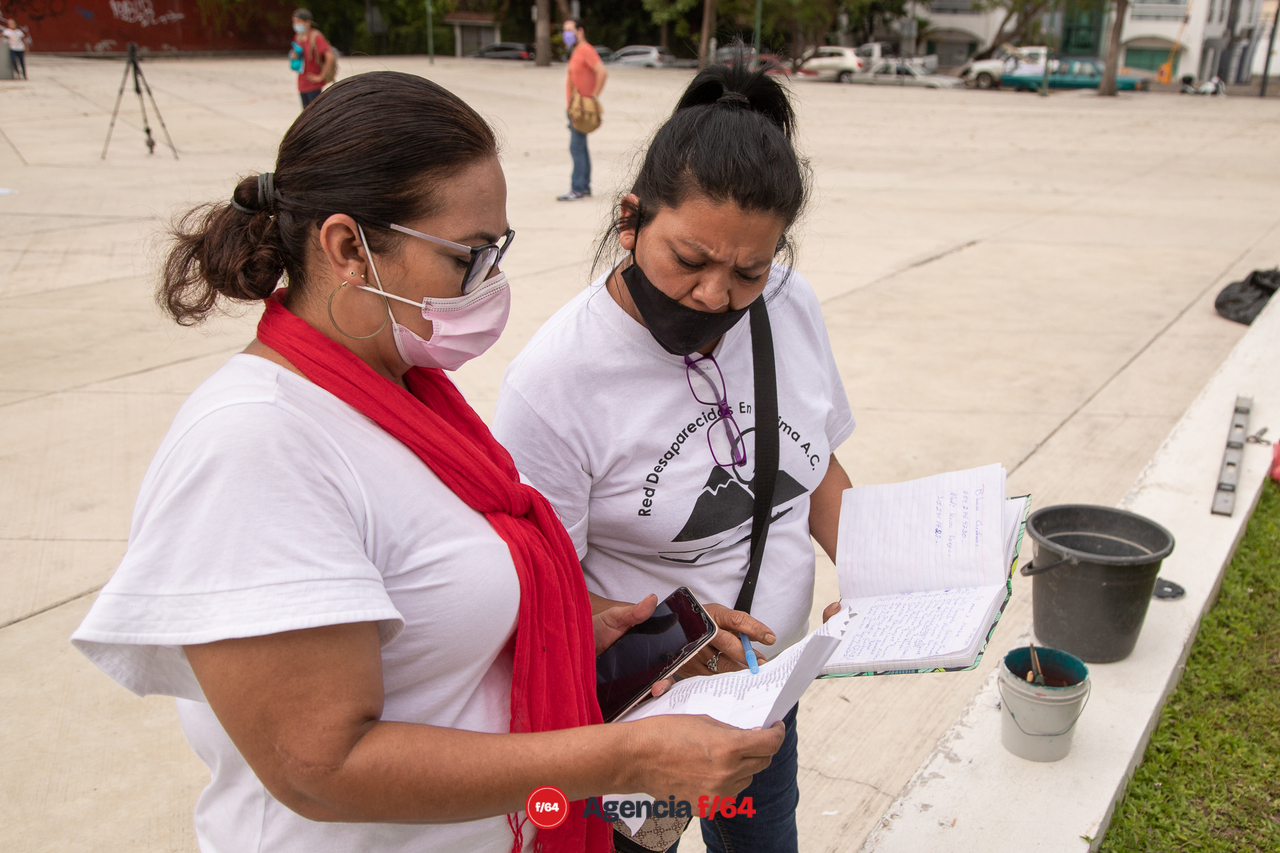 Integrantes de la Red de desaparecidos en colima A.C. 