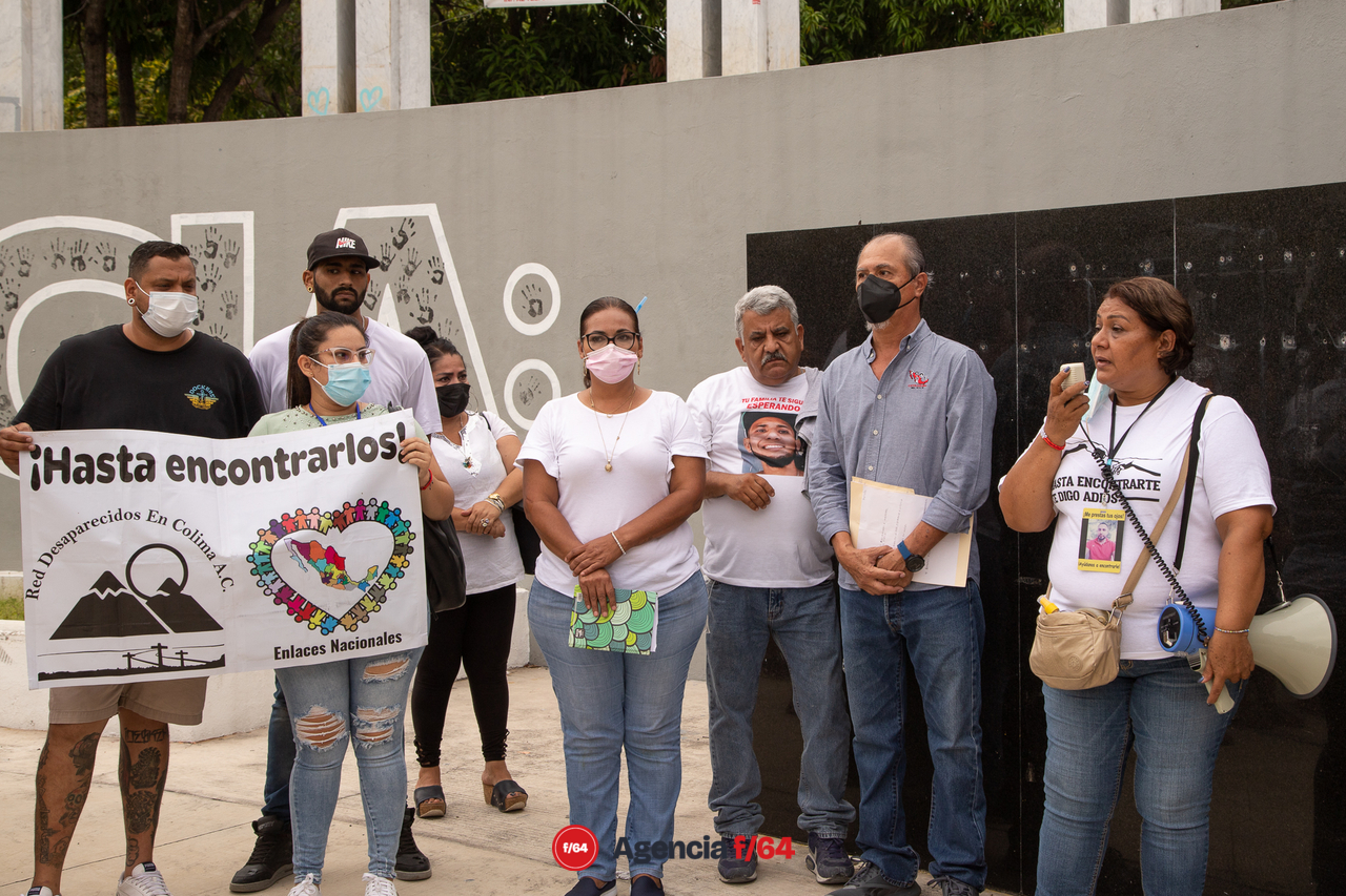 Integrantes de la Red de Desaparecidos en Colima A.C.
