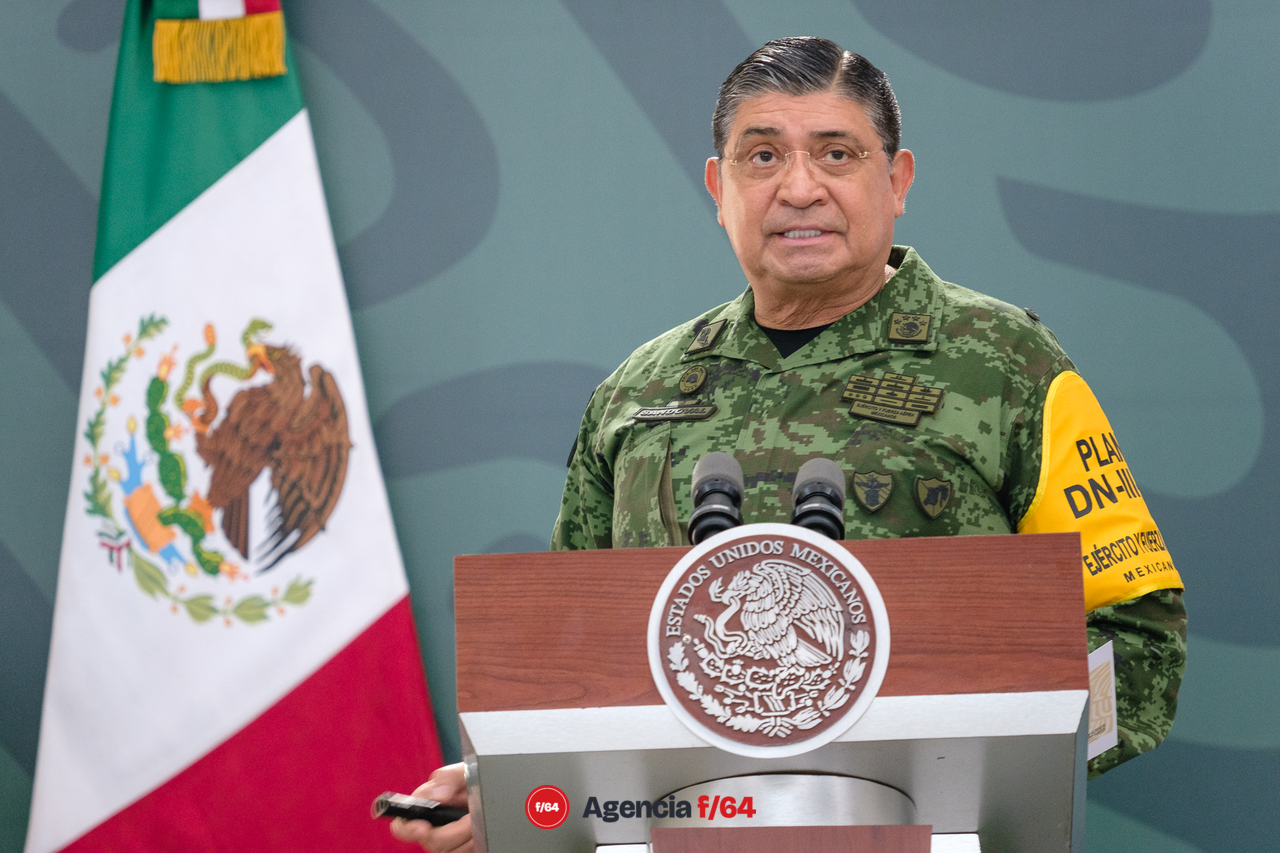 El Secretario de la Defensa Nacional, General Luis Cresencio Sandoval González.